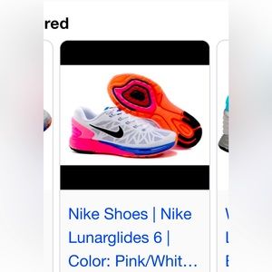 Used Nike Lunarglide 6 size 9.5